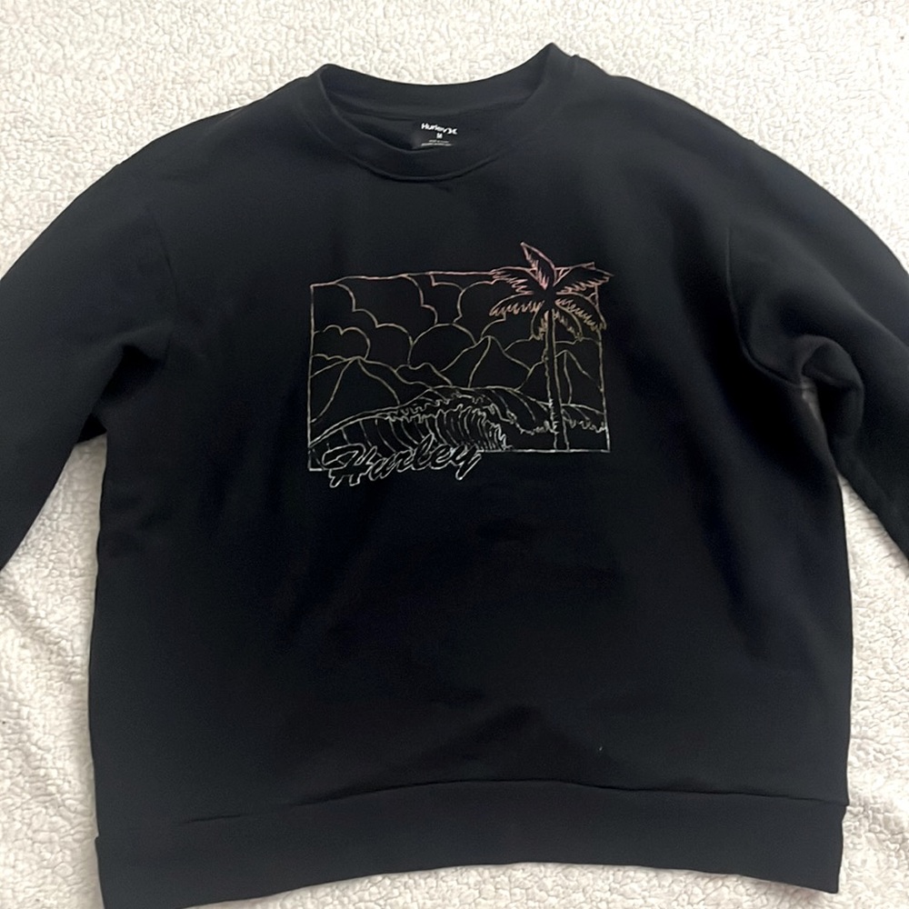 Back Hurley sweatshirt size M